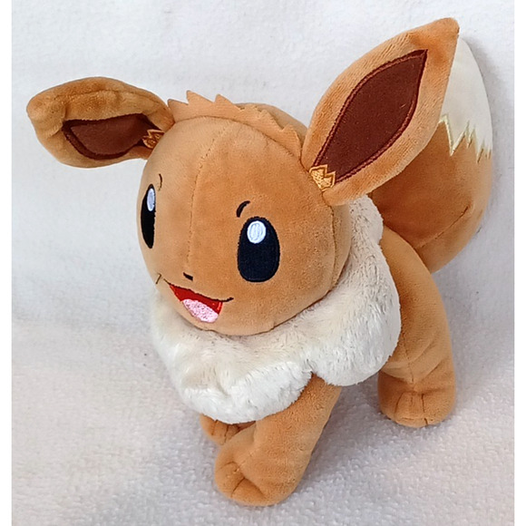 2021 Nintendo Jazwares 8" Pokemon Standing Eevee Plush Officially Licensed - Picture 1 of 11